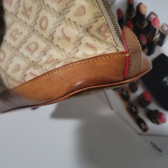 Dooney & Bourke Beige Satchel - Picture 9 of 14